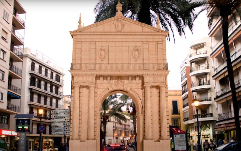 Recrean en un nuevo vídeo la desaparecida Puerta de Triana en Sevilla