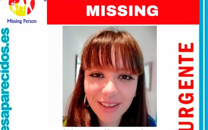 Imagen de la chica desaparecida en A Coruña.