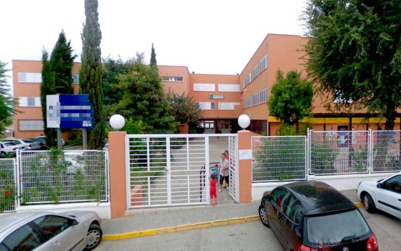 Colegio Manuel Gómez de Coria del Río, donde ocurrieron los hechos.