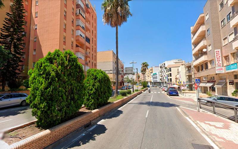 Avenida Virgen del Carmen en Algeciras. 