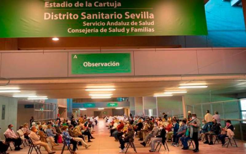 Andalucía bate el récord diario de vacunas