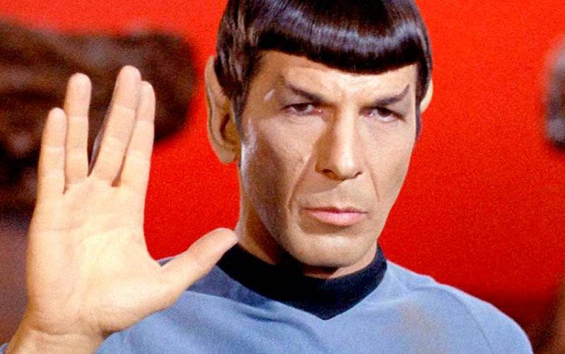 Spock, interpretado por Leonard Nimoy, en Star Trek.