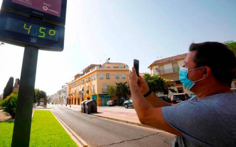 La Aemet activa el aviso amarillo en Sevilla, Córdoba y Granada por altas temperaturas