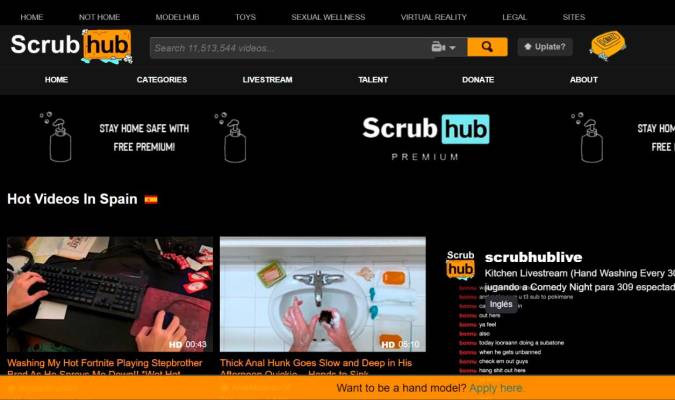 Captura de la web ScrubHub. / El Correo