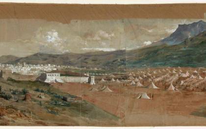 Vista de Tetuán, Marià Fortuny. Detalle. MNAC