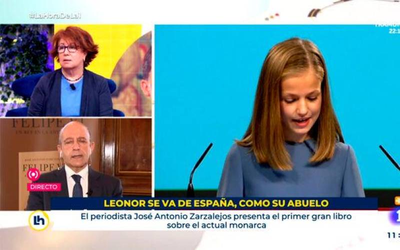 Polémica por un rótulo sobre la princesa Leonor en TVE