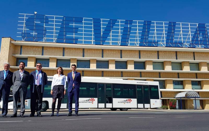 El autobús aeroportuario eléctrico llega a San Pablo