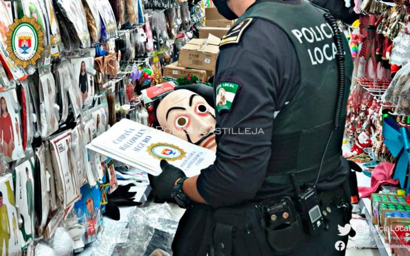 Pperación de la Policía Local de Castilleja. / El Correo