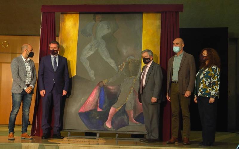 El Ayuntamiento de Sevilla cede el cuadro ‘La música callada del toreo’ al Teatro Maestranza
