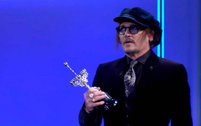 Johnny Depp recibe el Premio Donostia