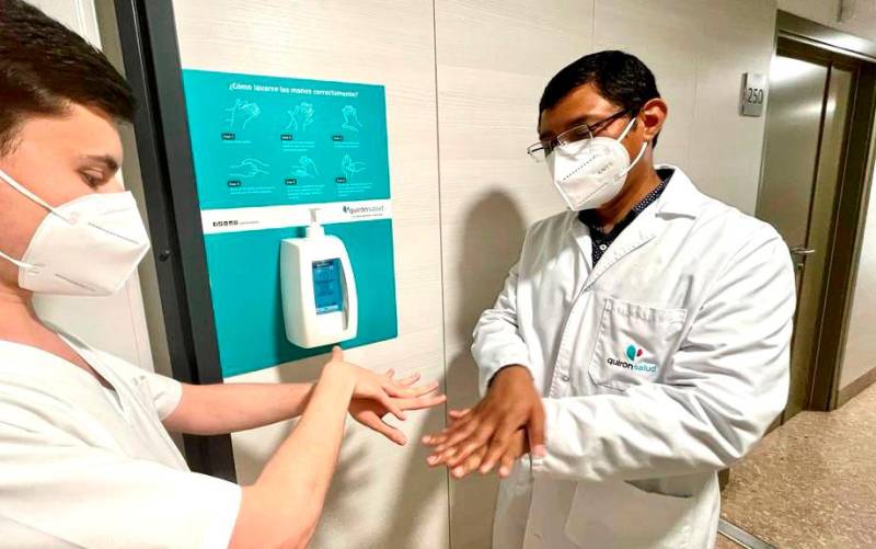 La higiene de manos previene el 50% de las infecciones
