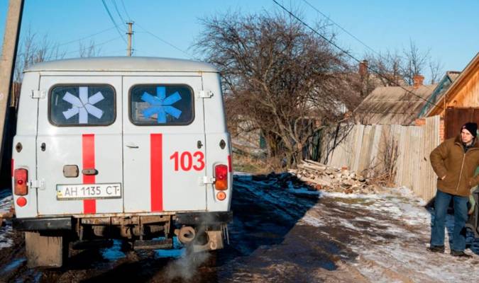  Ambulancia en Ucrania. / OMS