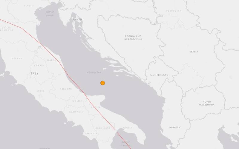 Un terremoto sacude la costa italiana