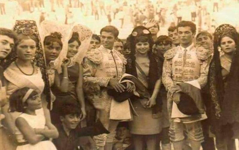 Riverita y Paquirri en una de sus primeras novilladas a mediados de los 60. 