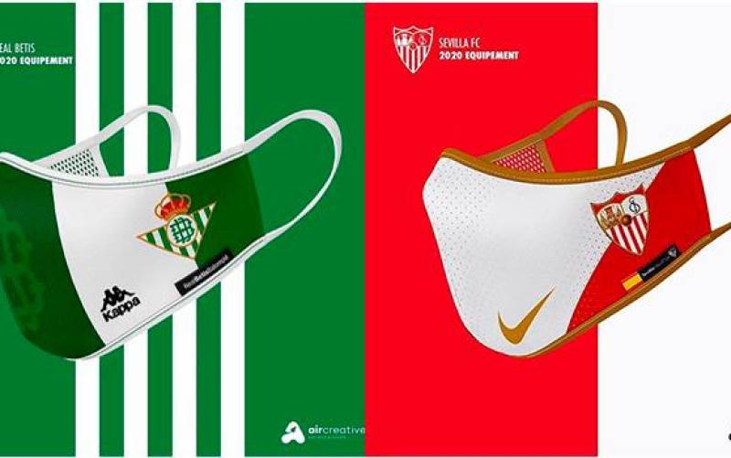 Betis y Sevilla ya tienen sus propias mascarillas