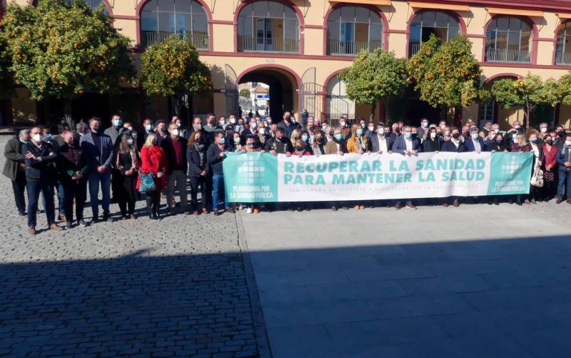 La plataforma en defensa de la sanidad pública convoca una protesta en el palacio de San Telmo