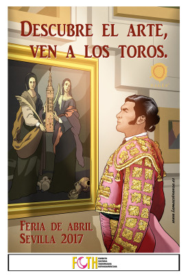 Cartel publicitario que se mostrará en las calles de Sevilla.