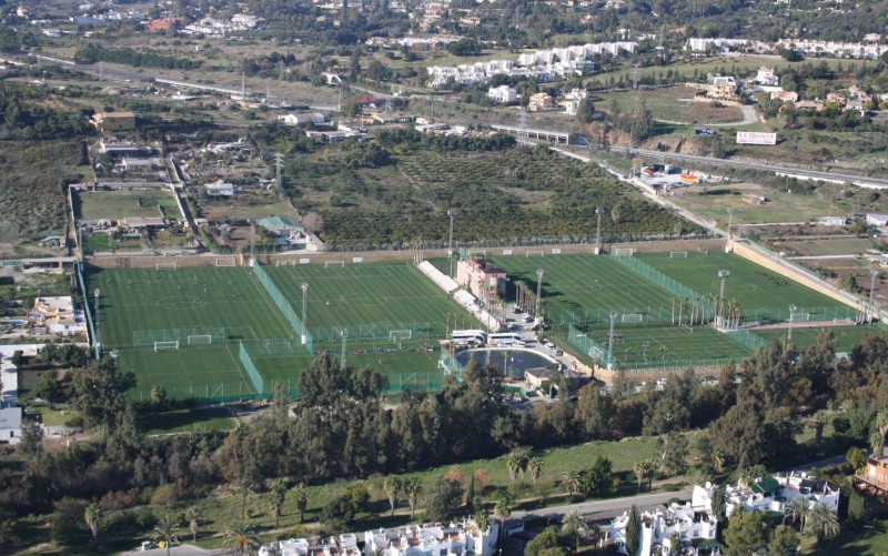Vista aérea del Marbella Football Center. / EDD